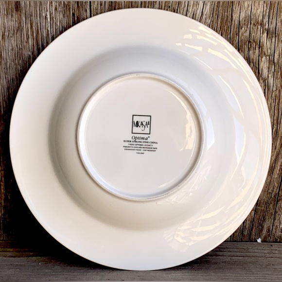 Vintage Discontinued MIKASA Optima SPRING LEGACY Rimmed Soup Bowl Replacement - Picture 11 of 13
